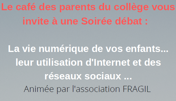 Conférence sur les réseaux sociaux